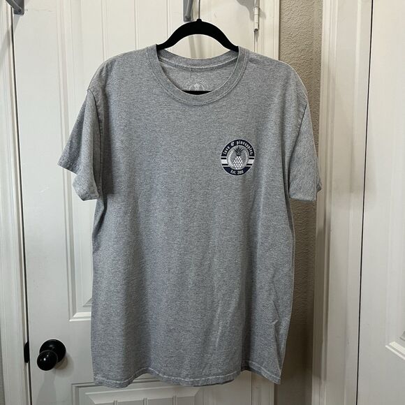 Love & Pineapples A Game So Fine Its Played on Diamonds Shirt Womens Size L Gray - Picture 3 of 6